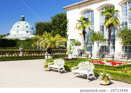 Flower garden of Kromeriz Palace, Czech Republic Flower garden of Kromeriz Palace, Czech Republic 29713440