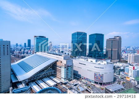 “大阪府”大阪站·城市景觀 29718418