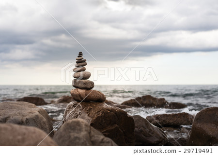 pyramid of stones background sea of large stones pyramid of stones background sea of large stones 29719491