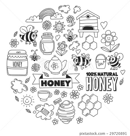 Honey market, bazaar, honey fair Doodle images of Honey market, bazaar, honey fair Doodle images of 29720891