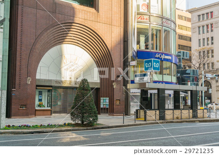 都市風景東京銀座4丁目 29721235