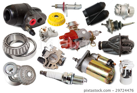 car repair parts isolated car repair parts isolated 29724476