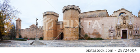 High walls of Poblet Monastery High walls of Poblet Monastery 29724504