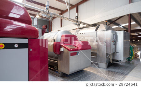 Pressing machines shop at wine plant 29724641