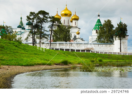 Male Ipatievsky Monastery at cloudy day in Kostroma, Russia 29724746