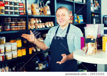 man standing near counter man standing near counter 29725203