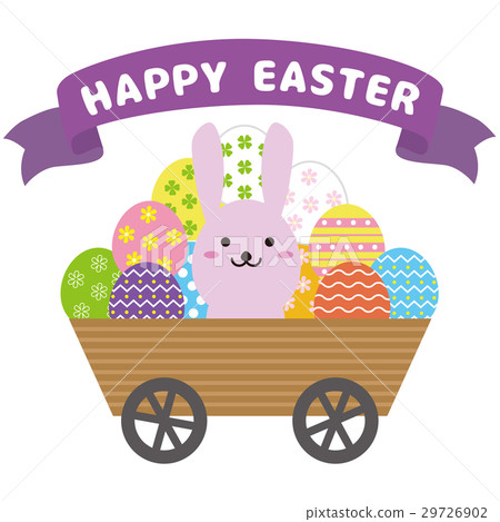 Cute Easter Easter Easter Pink Rabbit 29726902