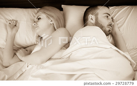 Upset husband and wife keeping silence Upset husband and wife keeping silence 29728779