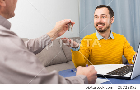 Mature man and agent occupational lease 29728852