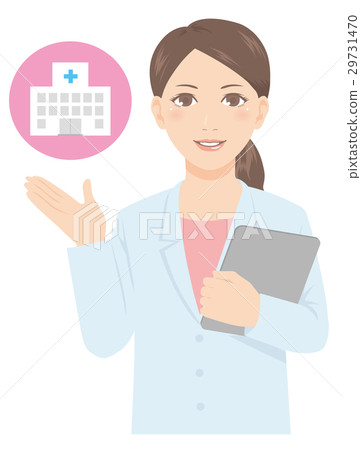 White woman female doctor pharmacist White woman female doctor pharmacist 29731470