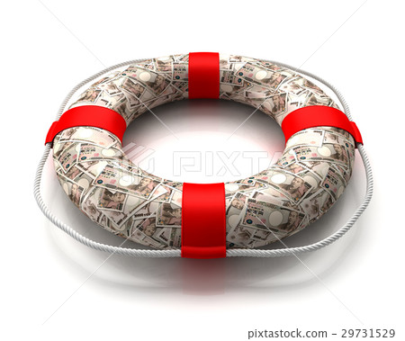 Float made of Japanese banknotes 29731529
