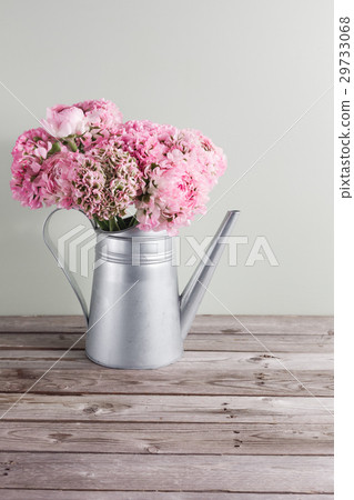 pink persian buttercup flowers. Curly peony 29733068