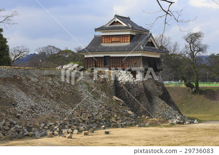 熊本城（地震發生後） 29736083