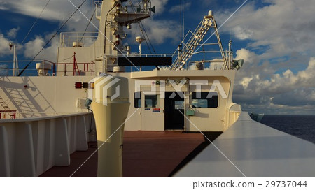 Wing on navigation bridge of large tanker Wing on navigation bridge of large tanker 29737044