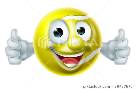 Cartoon Tennis Ball Man Cartoon Tennis Ball Man 29737673