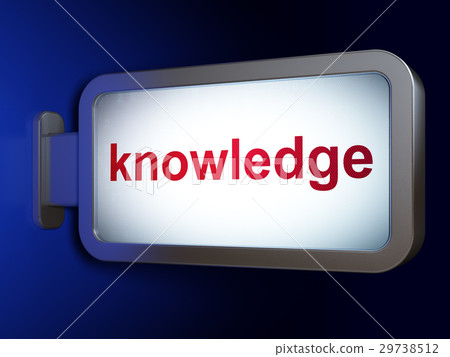 Education concept: Knowledge on billboard Education concept: Knowledge on billboard 29738512