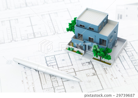 House drawing and house real estate image House drawing and house real estate image 29739687