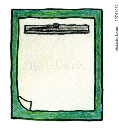 顏色鉛筆例證書法 29741982