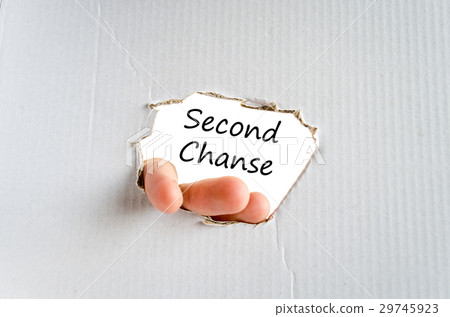 Second chanse text concept Second chanse text concept 29745923