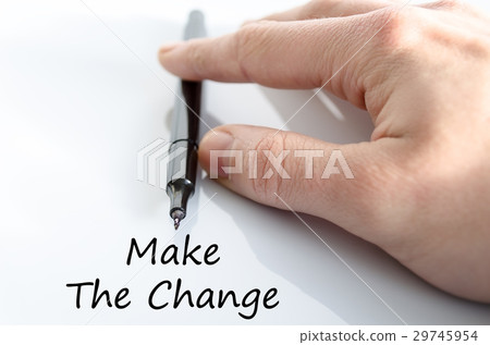 Make the change text concept Make the change text concept 29745954