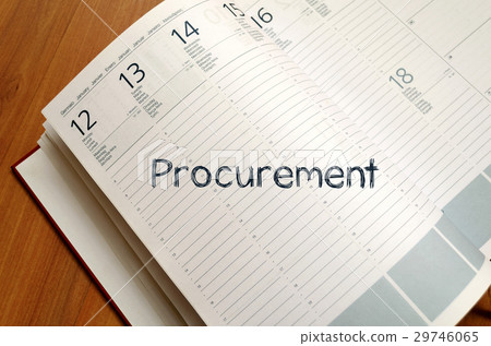 Procurement write on notebook Procurement write on notebook 29746065