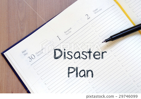 Disaster plan write on notebook 29746099