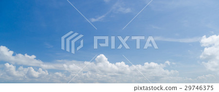 Panorama of white cloud and blue sky in morning Panorama of white cloud and blue sky in morning 29746375