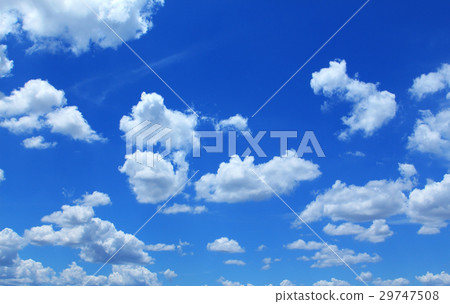 Blue sky with cloud 29747508