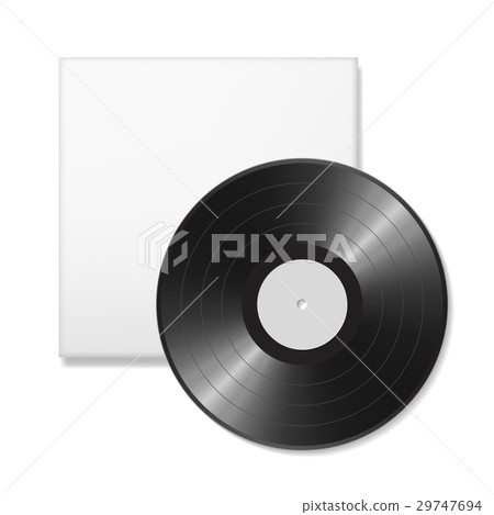 Blank vinyl disc 29747694