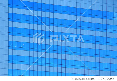Modern glass blue office 29749062