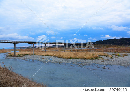 The longest wooden pedestrian overpass in the world, Horai Bridge The longest wooden pedestrian overpass in the world, Horai Bridge 29749413