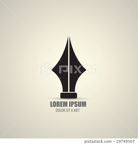 vector flat Fountain pen icon isolated - Stock Illustration [29749507 ...