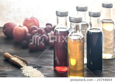Bottles with different kinds of vinegar 29749664