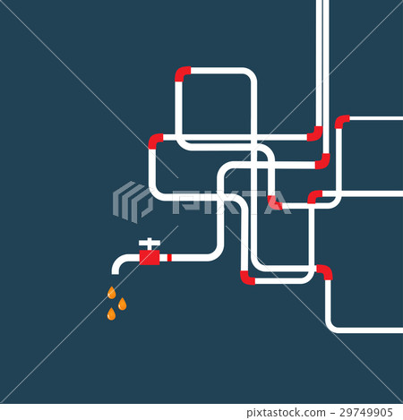 Water Pipe Vector illustration 29749905