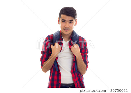 Young man with backpack 29750021