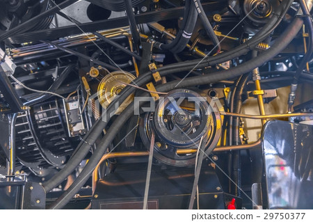 Engine part of an industrial mechanism Engine part of an industrial mechanism 29750377