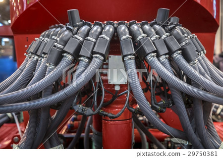 Closeup photo of an agricultural watering 29750381