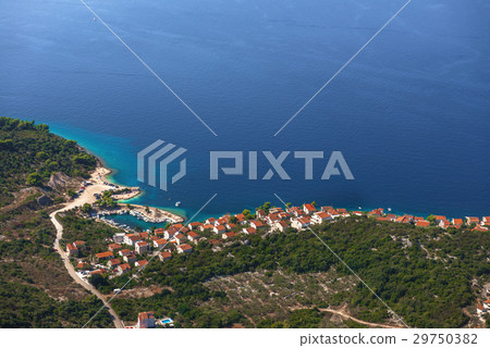 Croatia aerial view Croatia aerial view 29750382