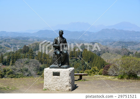 春天奧卡城堡廢墟Bungo武田城堡廢墟 29751521