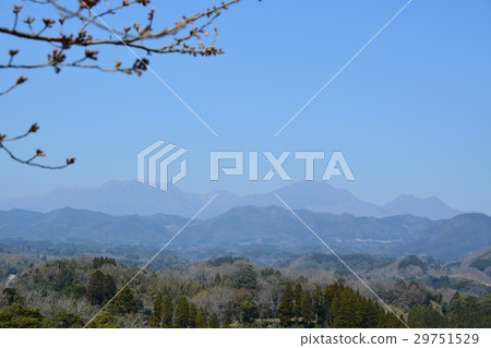 春天奧卡城堡廢墟Bungo武田城堡廢墟 29751529