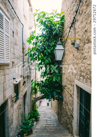 Dubrovnik Old Town, Croatia. Inside the city Dubrovnik Old Town, Croatia. Inside the city 29752672