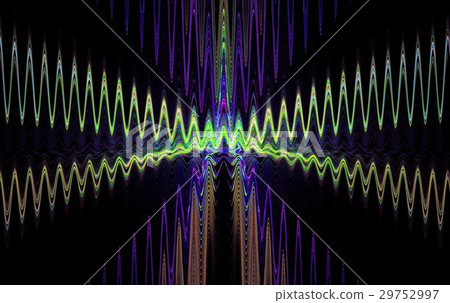 Cobweb whirls abstract sinusoidal swirl on the 29752997