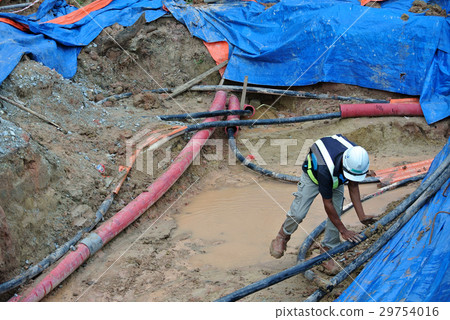 Underground utility and services pipe 29754016