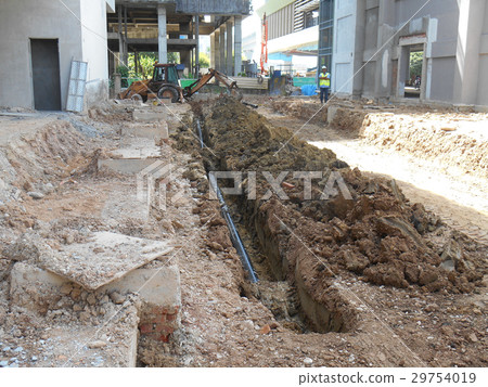 Underground utility and services pipe Underground utility and services pipe 29754019