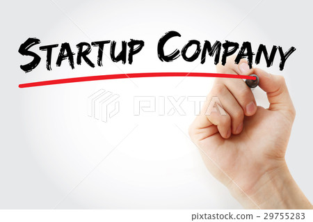 Hand writing Startup company with marker Hand writing Startup company with marker 29755283