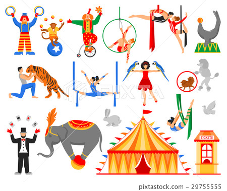 Circus Artist Characters Collection Circus Artist Characters Collection 29755555