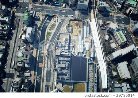 The station building seen from the sky The station building seen from the sky 29756014