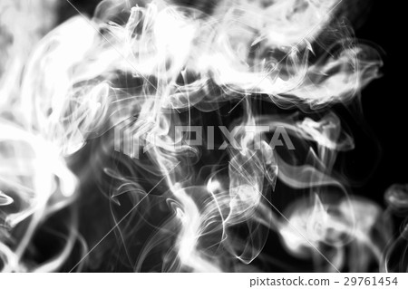 Abstract white smoke on a black background Abstract white smoke on a black background 29761454