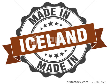 made in Iceland round seal made in Iceland round seal 29761476