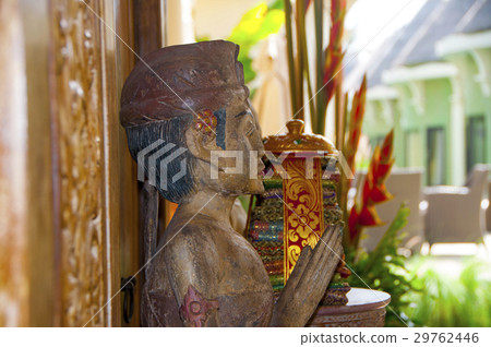 Inn, Mt. Eri, wooden sculpture, Indonesia, Bali, wooden statue, Indonesia, Bali Inn, Mt. Eri, wooden sculpture, Indonesia, Bali, wooden statue, Indonesia, Bali 29762446